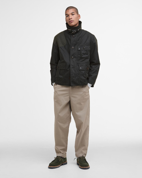 Giacca cerata Forest Barbour x TO KI TO 