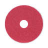 Boardwalk,  Buffing Round Floor Pad, 15", Red