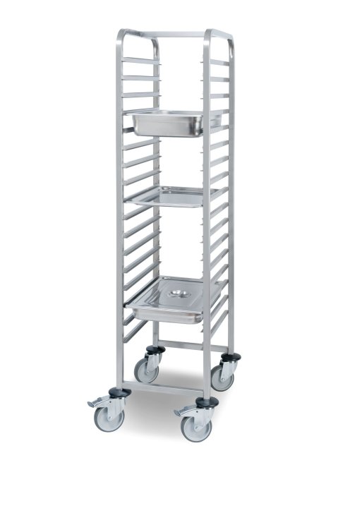 Chariot 17 Glissières Pour 1/1 GN Bacs