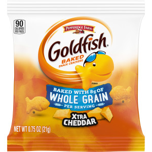 Pepperidge Farm® Goldfish Made with Whole Grain Snack Crackers, Xtra Cheddar