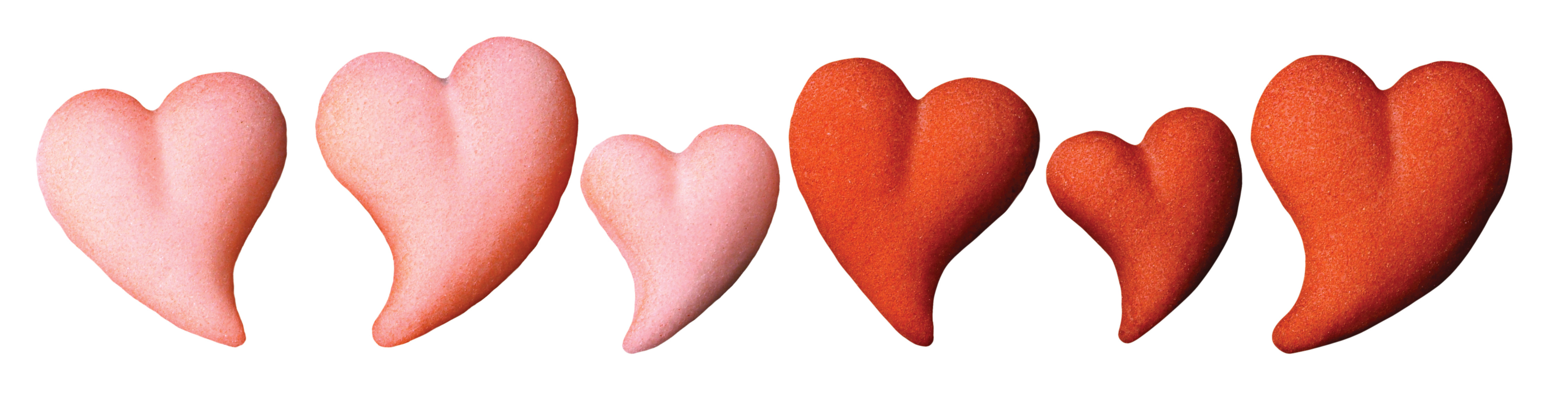Red And Pink Teardrop Heart Assortment Dec Ons Decorations | DecoPac