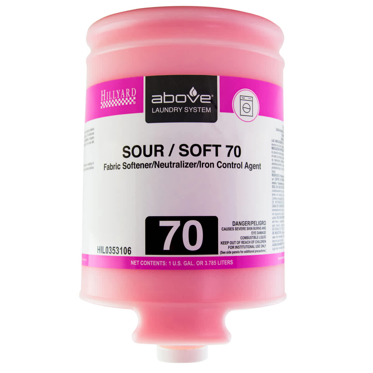 SOUR LDRY 70 ABOVE SOUR/SOFT 1GAL 4CS