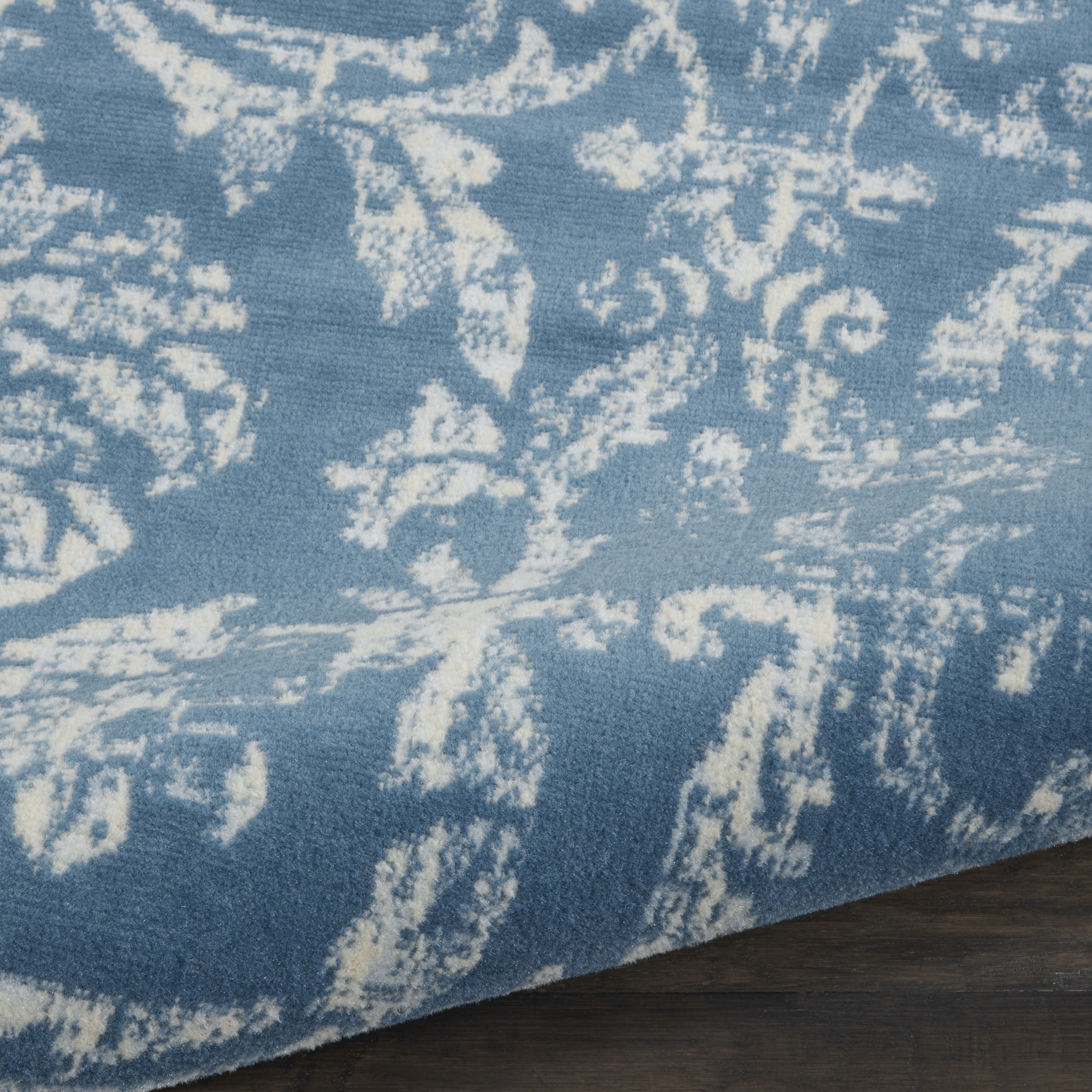 Nourison Jubilant 7'10" x 9'10" Blue Vintage Indoor Rug