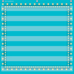 Teacher Created Resources&reg; Light Blue Marquee 7 Pocket Chart (28" x 28") TCR20780