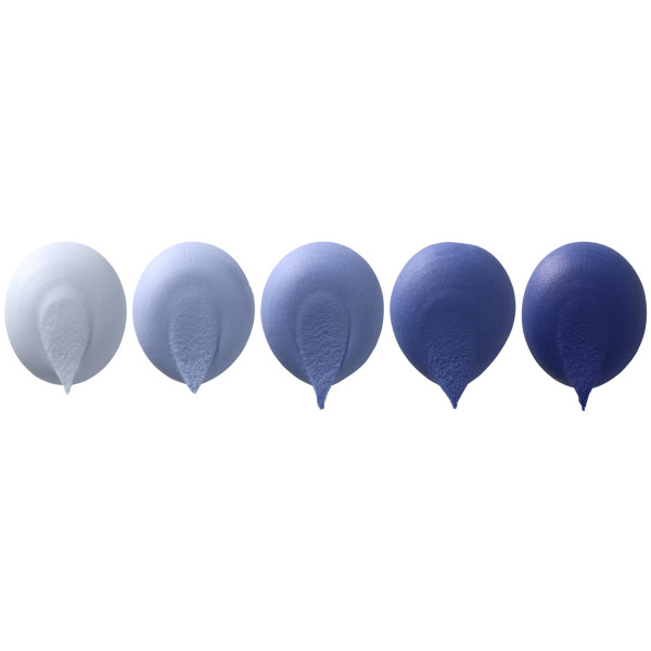 Navy Blue - Red 3 Free Premium Gel Color