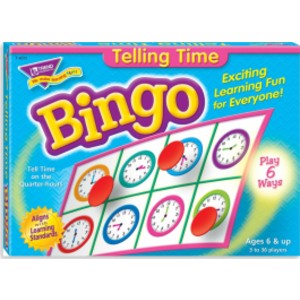 Telling Time Bingo Game