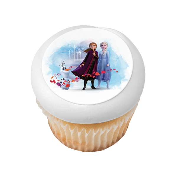 Disney Frozen II Elsa, Anna and Olaf PhotoCake® Edible Image®
