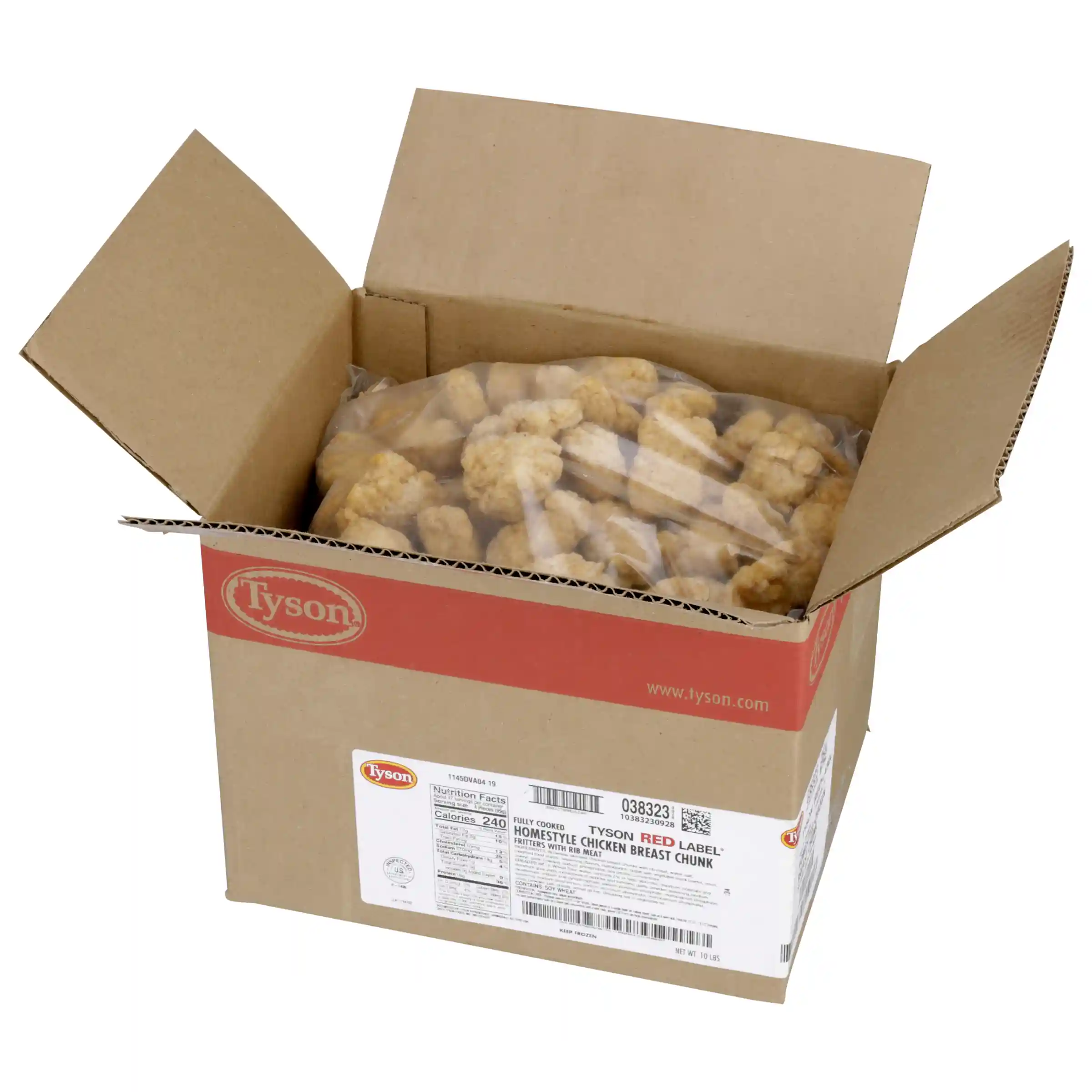 Tyson Red Label® Fully Cooked Homestyle Chicken Breast Chunk Fritters_image_4