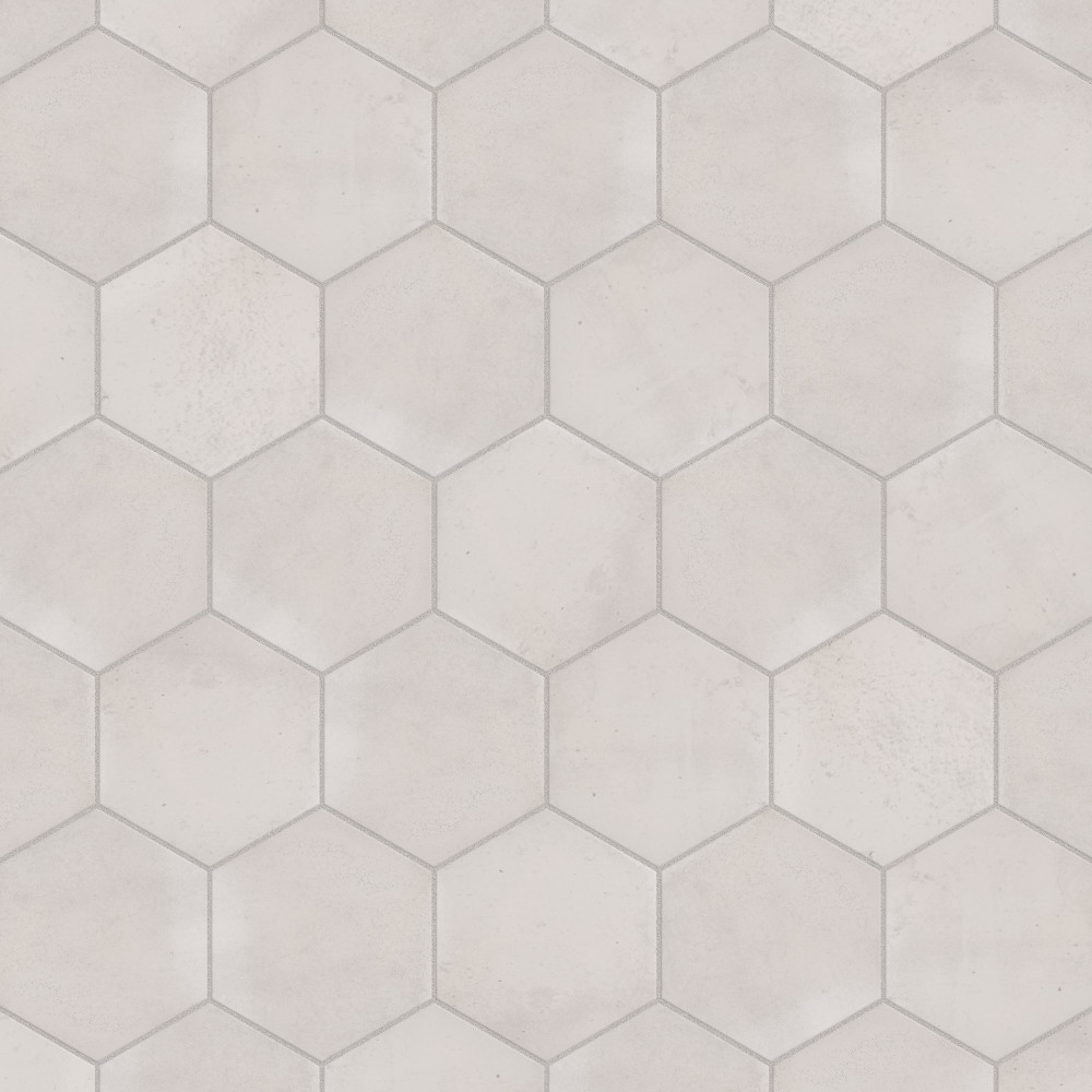 Sample – Capri Hex Neve Porcelain Floor and Wall Tile