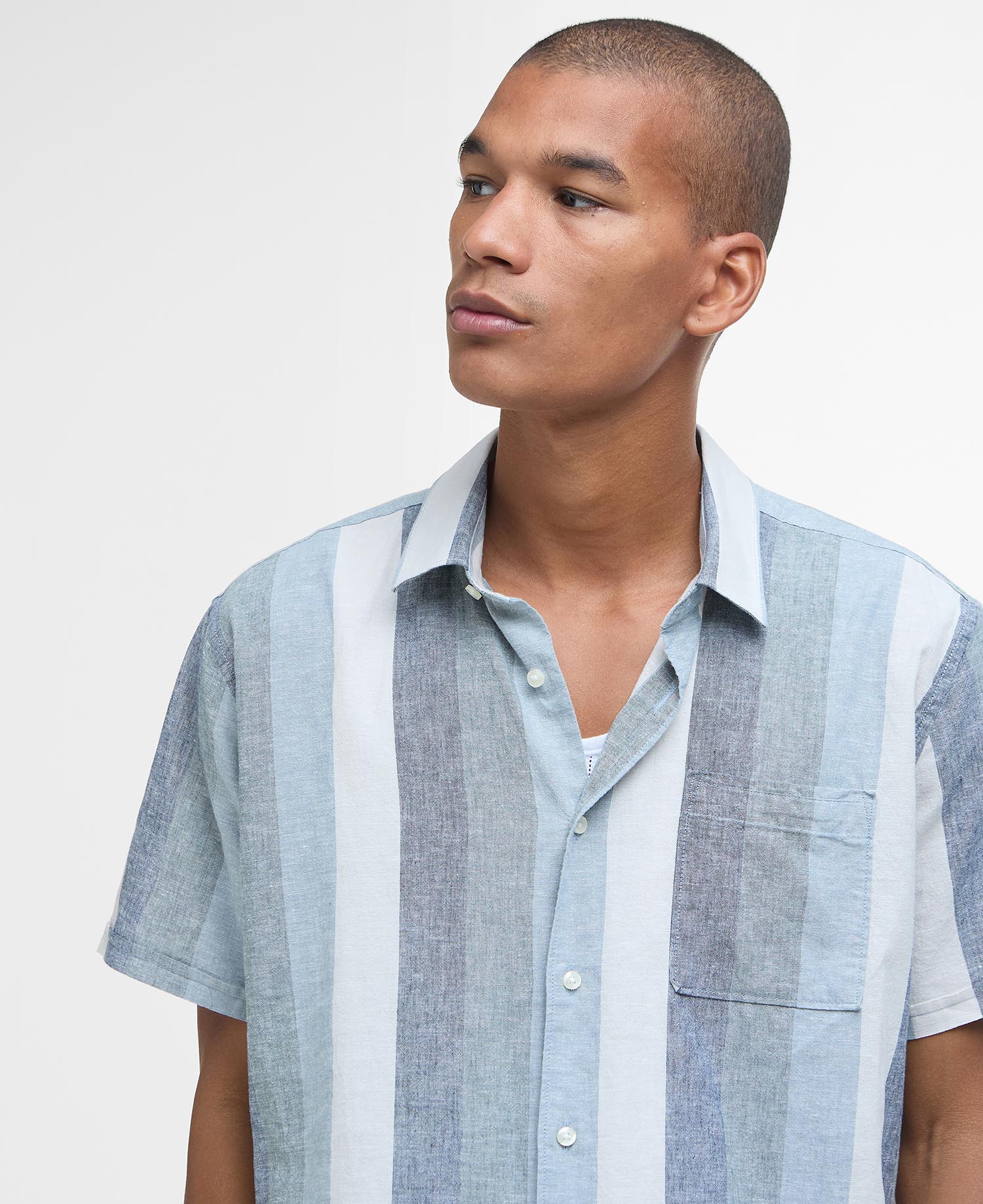 Portwell Striped Regular Short-Sleeved Shirt image number 3