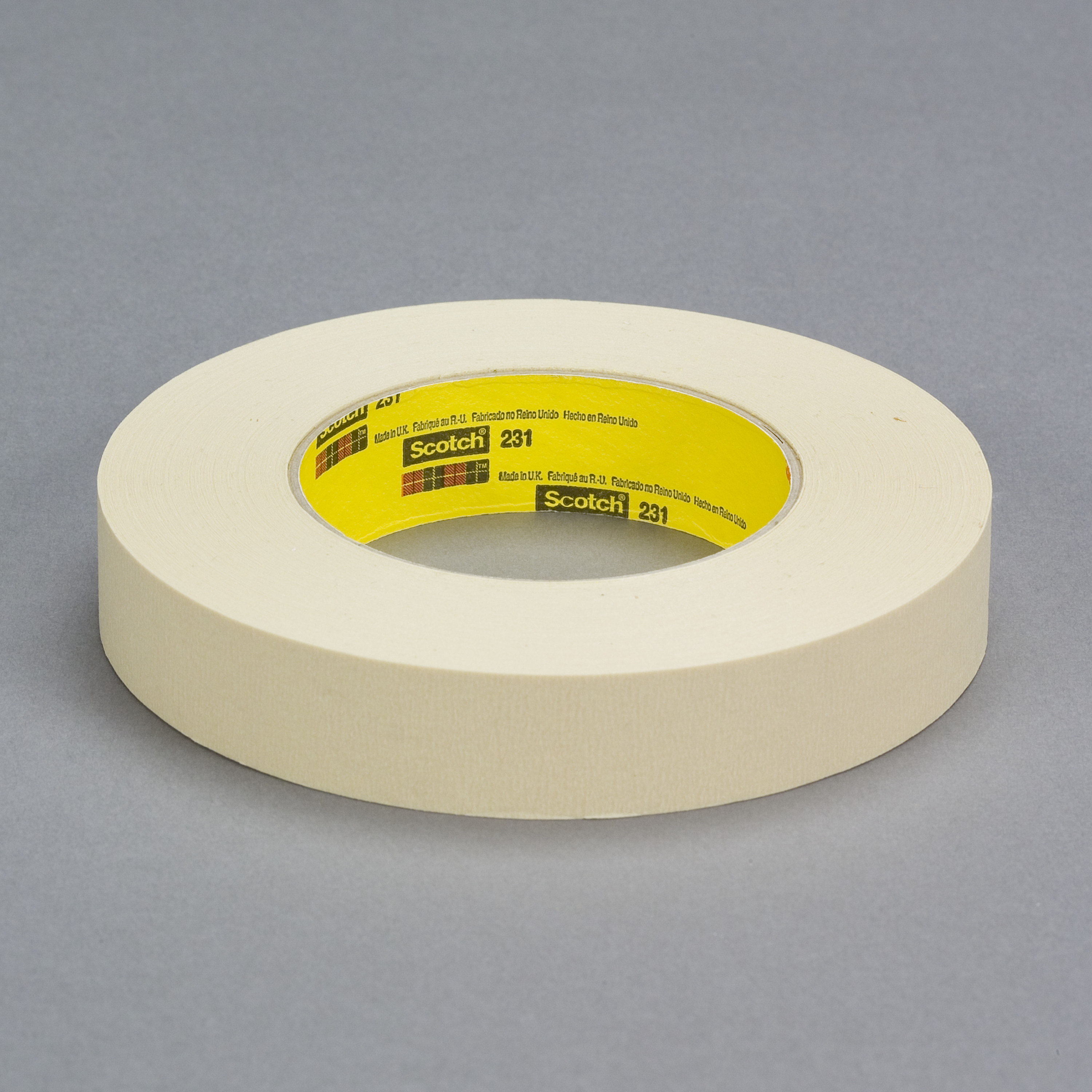 3M™ Paint Masking Tape 231/231A, Tan, 48 mm x 55 m, 7.6 mil, 24 per case