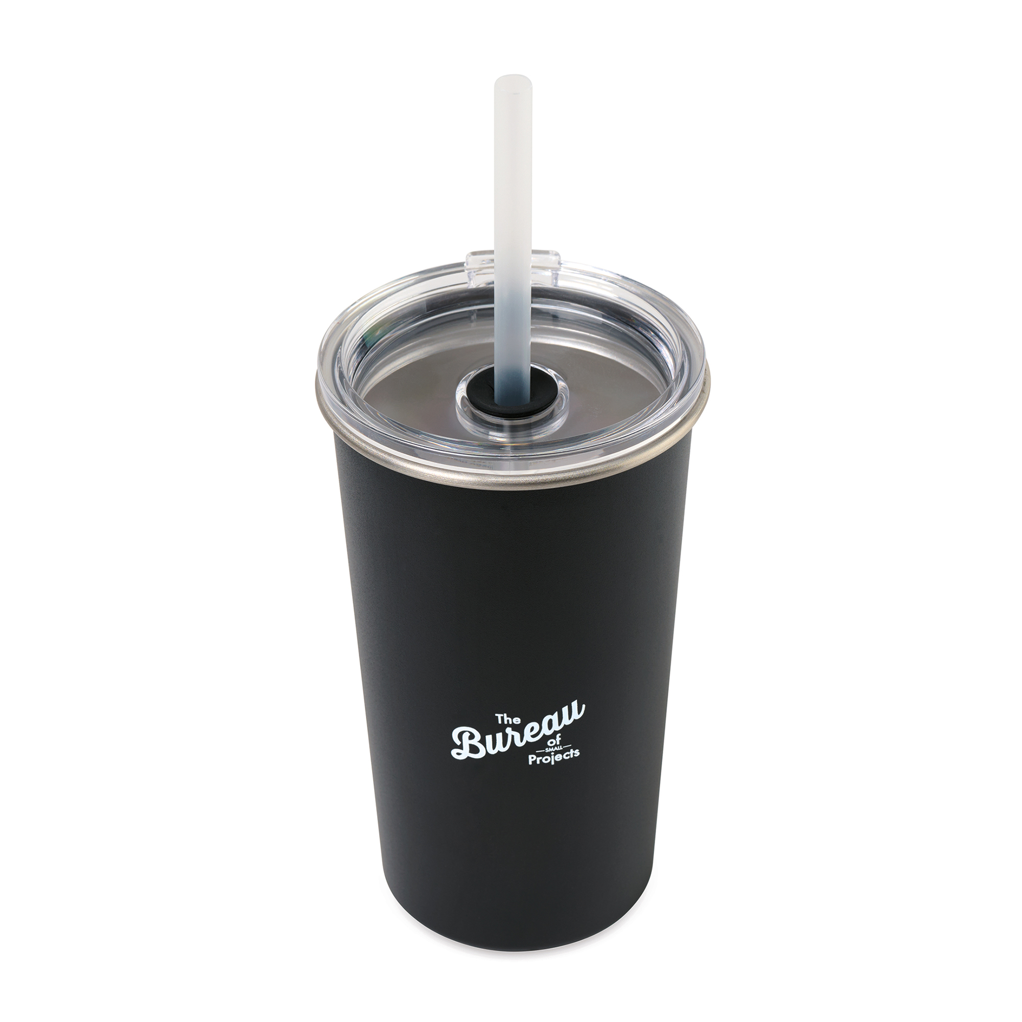 Arlo Classics Stainless Steel Tumbler with Straw - 20 Oz.-Gemline