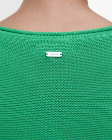 Marine Crew Neck Jumper Kelly Green