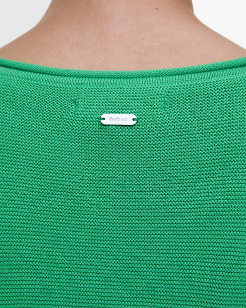Marine Crew Neck Jumper Kelly Green