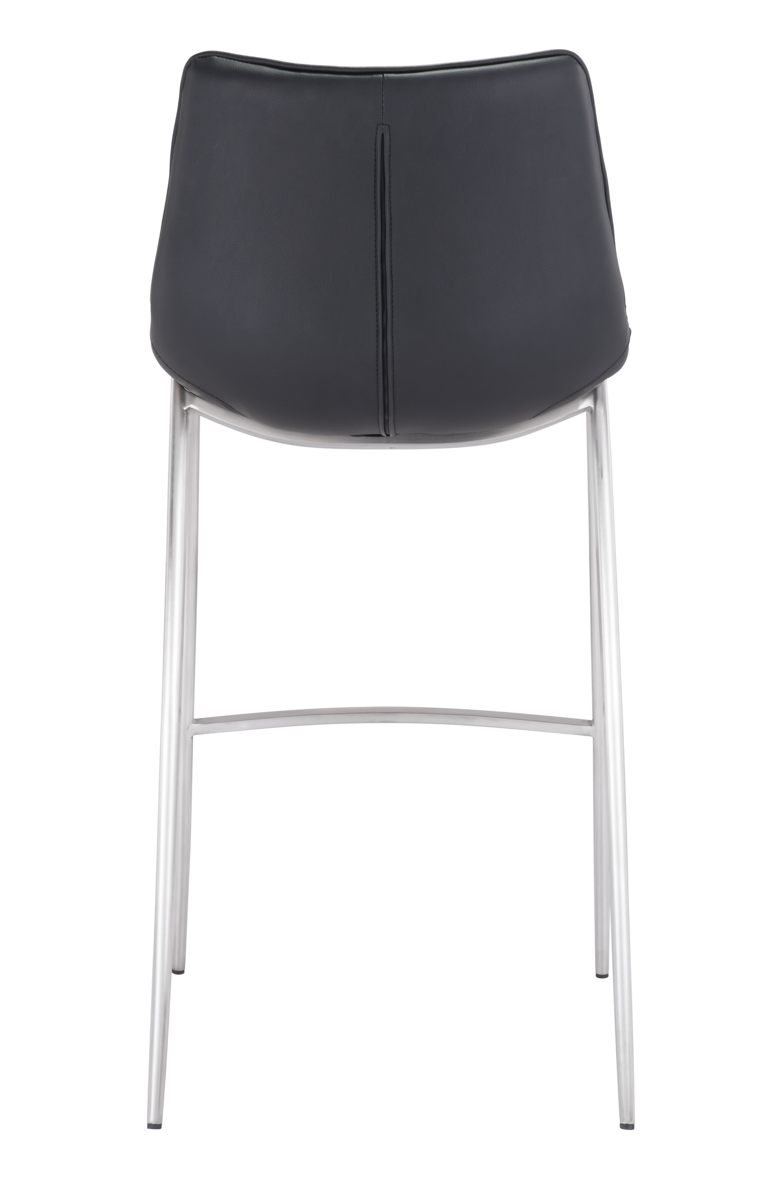 Magnus Barstool (Set of 2) Black & Silver product image