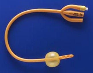 Rüsch® Gold® Foley Catheter, 18 Fr., 30 cc, Three Way