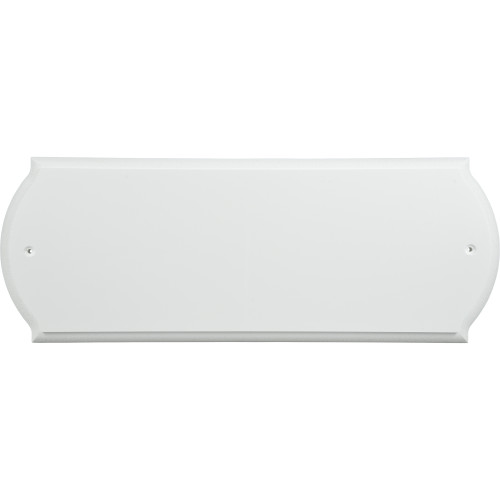 White Paintable Address Plaque (6
