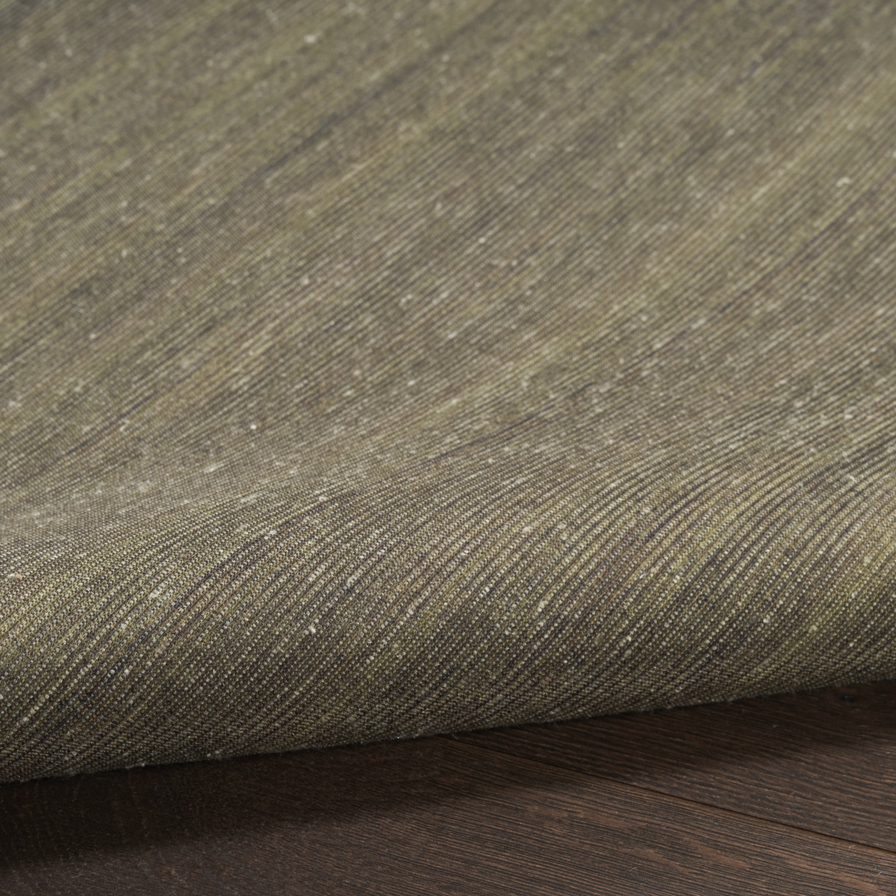 Nourison Washable Essentials 2'2" x 10' Green Modern Indoor Rug
