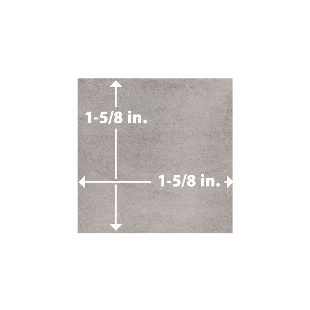 Laverton Taco Gris 1-5/8 in. x 1-5/8 in. Porcelain Floor and Wall Tile