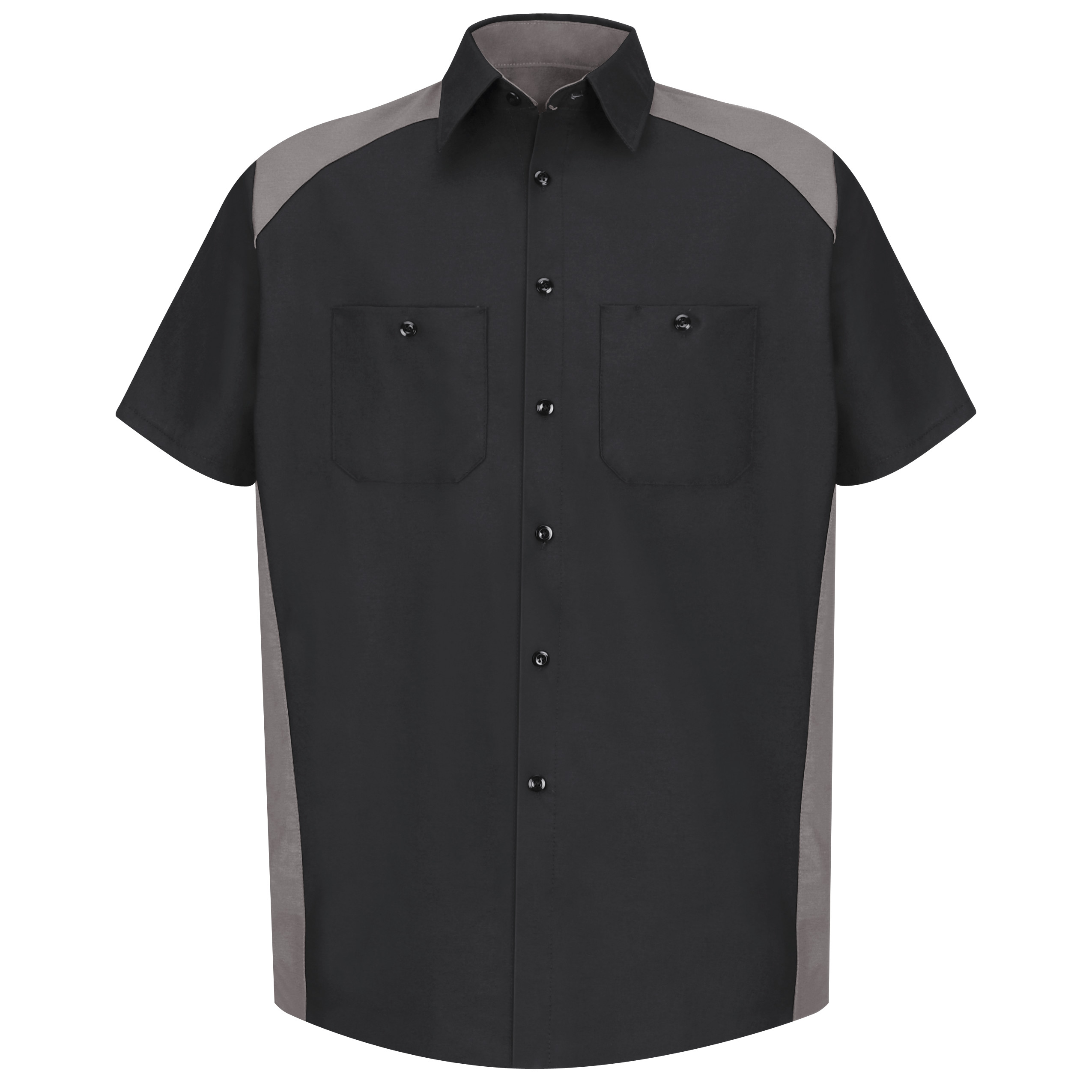 Men‘s Short Sleeve Motorsports Shirt-Red Kap