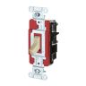 EdgeConnect™ 3-Way Switch Commercial Grade Screwless Termination Toggle 20A 120/277V Ivory