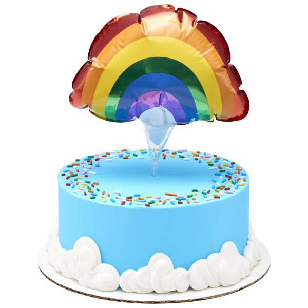 Inflatable Rainbow Anagram® Cake Pic