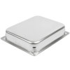 Half-size 2 ½-inch-deep Super Pan V® stainless steel steam table pan