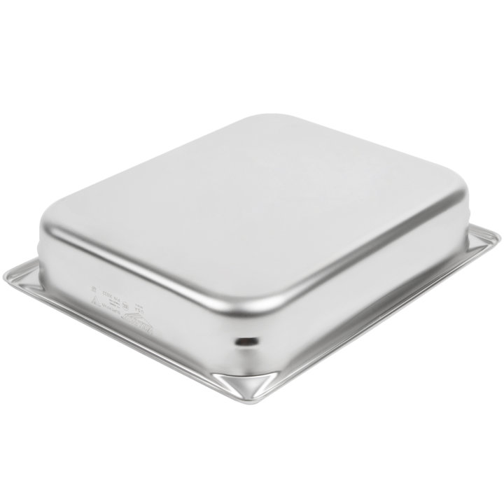 Half-size 2 ½-inch-deep Super Pan V® stainless steel steam table pan
