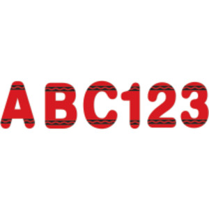 Crayola&reg; Red Deco Letters
