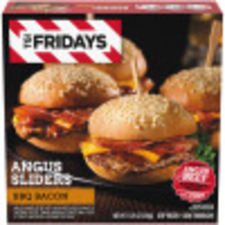 TGI Fridays BBQ Bacon Angus Sliders, 4 ct Box