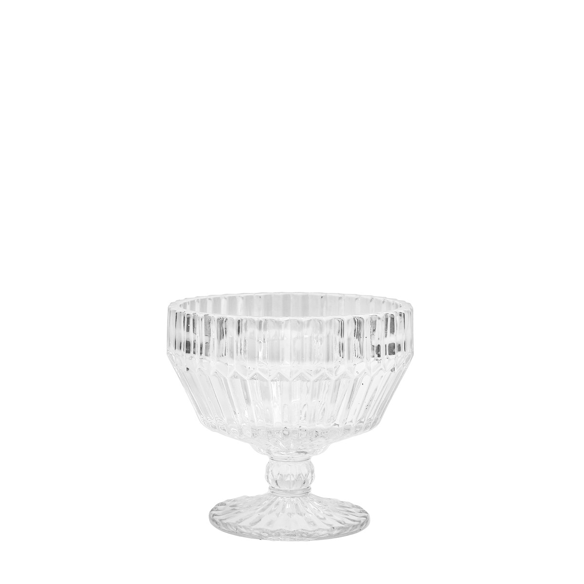 Archie Footed Dessert Bowl, Clear, Set of 6