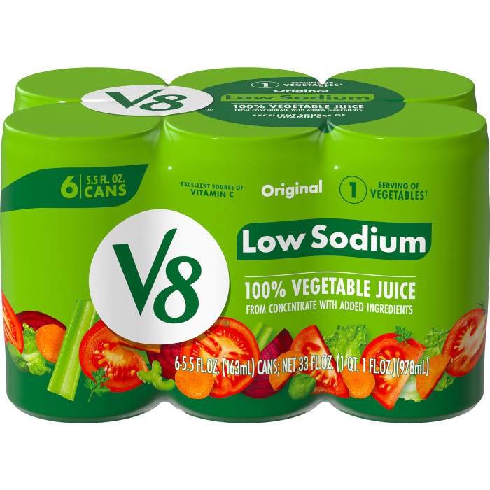 Low Sodium Original 100% Vegetable Juice