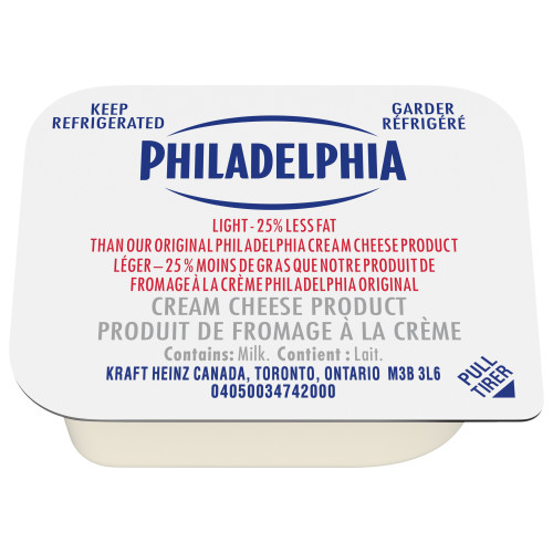  PHILADELPHIA fromage à la crème, godets individuels – 200 x 18 g 