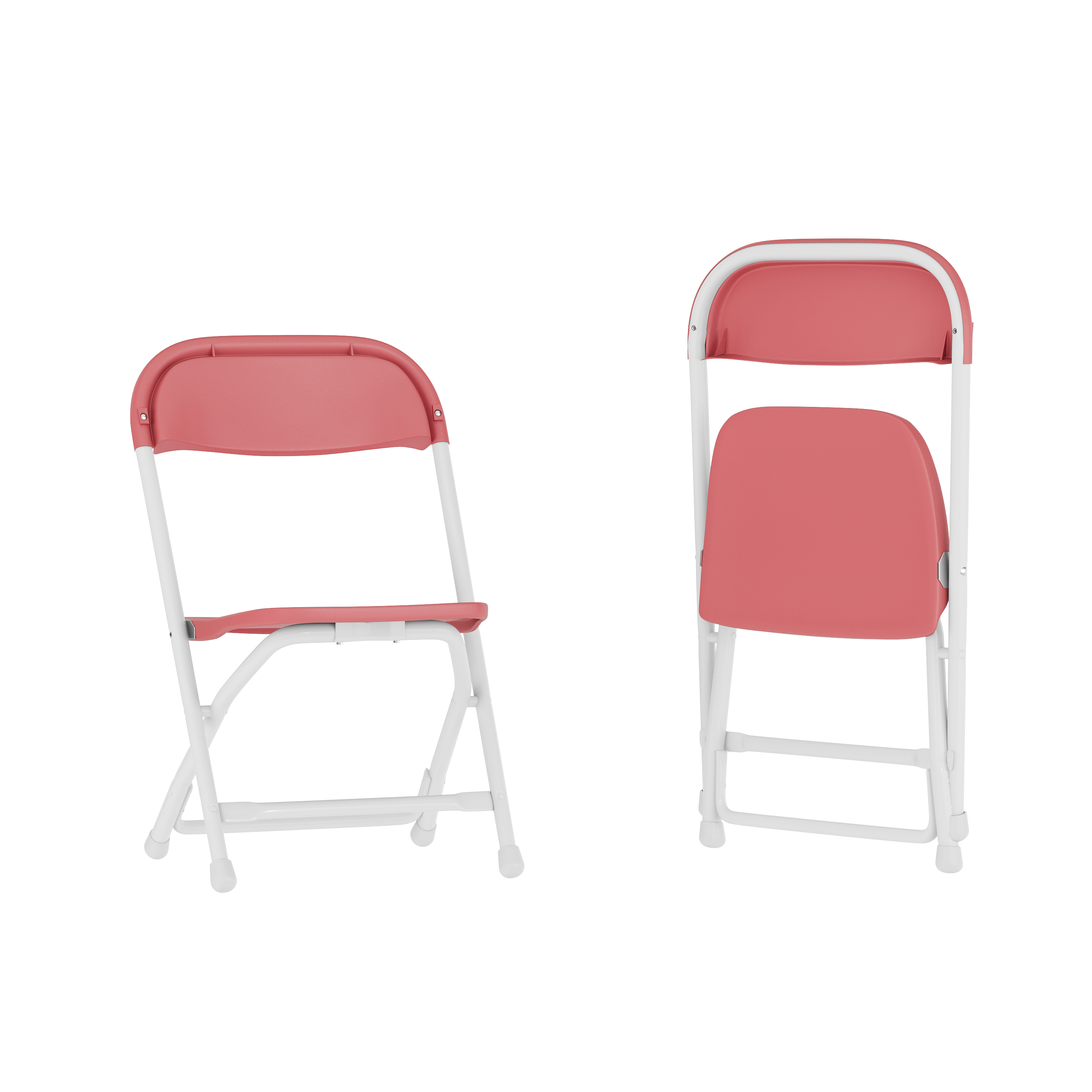 Pack de 2 sillas plegables de plástico blanco para niños - Imagen 23 de 63