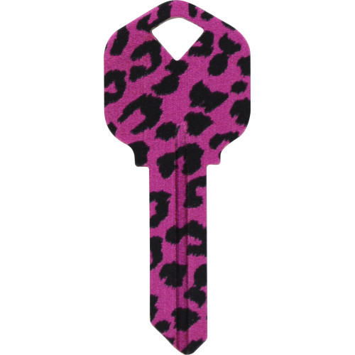 Metallic Leopard Key Blank Kwikset/66 KW1