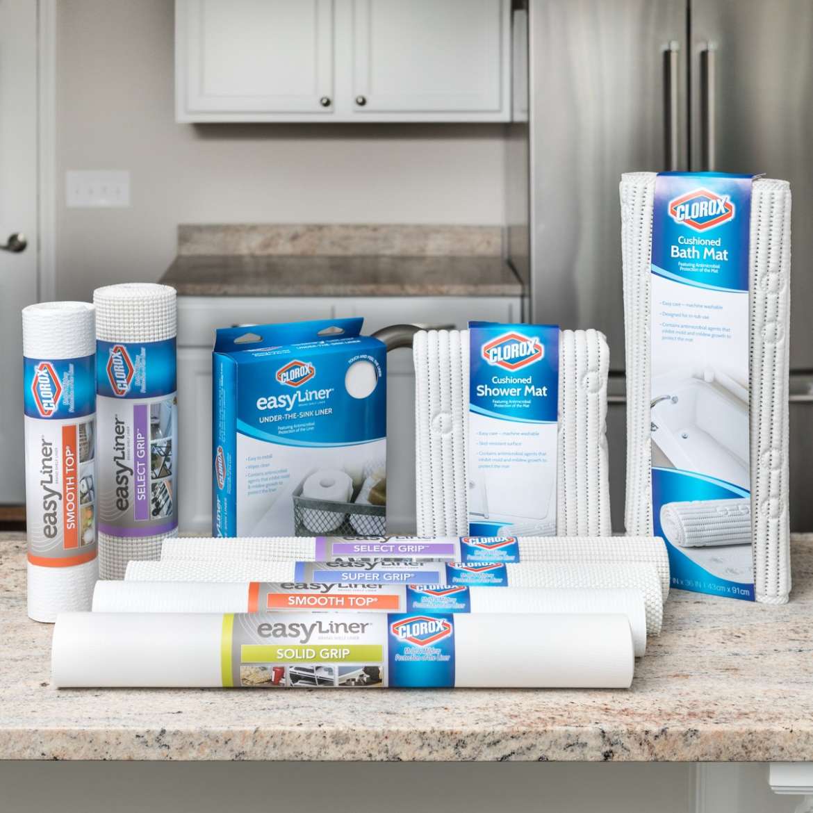 UndertheSink EasyLiner Shelf Liner w/ Clorox Duck Brand