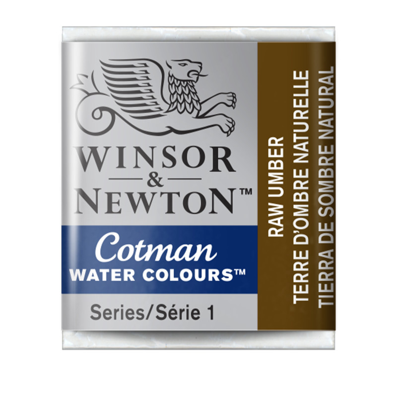 Cotman Watercolor Paint, Half Pan, Raw Umber