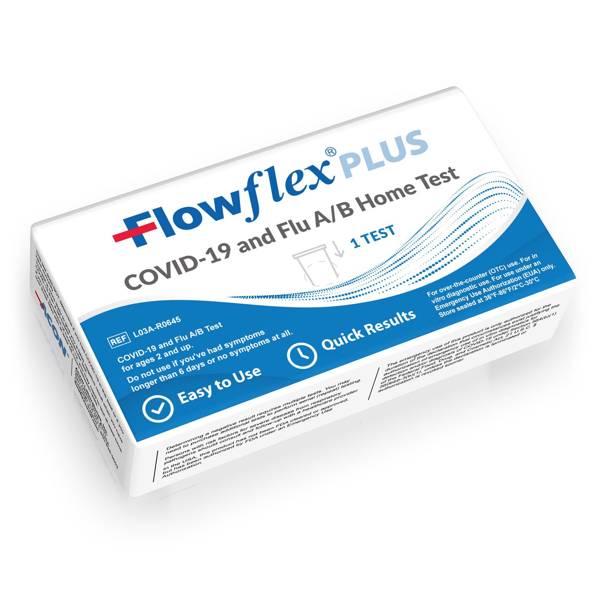 Flowflex® Plus COVID-19 and Flu A/B Home Test