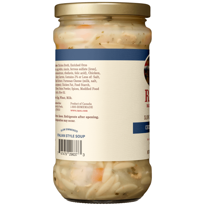 Chicken & Orzo Soup, 15.25 oz - Left Image
