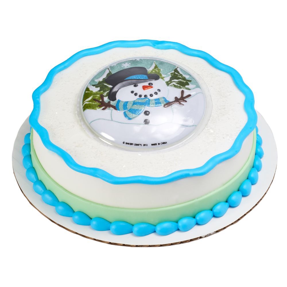 Image Cake Snowglobe Adornment