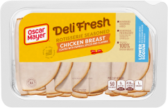 Deli Fresh Lower Sodium Rotisserie Seasoned Chicken Breast image