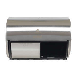 Georgia Pacific, Compact® Side-By-Side 2-Roll, Coreless Bath Tissue Dispenser, Stainless Steel