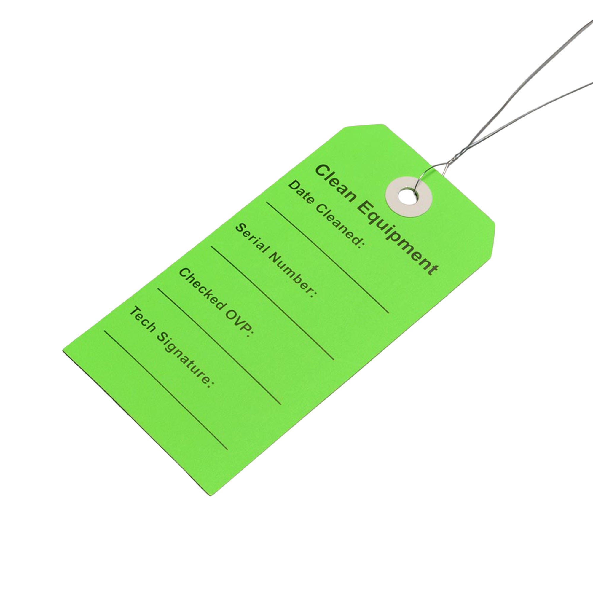 Elkay Plastics Equipment Tag, 2-5/16 x 4-3/4 Inch