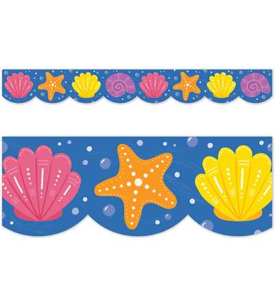 Sea Friends Seashells EZ Border
