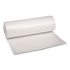 Boardwalk,  LLDPE Liner, 60 gal Capacity, 38 in Wide, 58 in High, 1.75 Mils Thick, Clear
