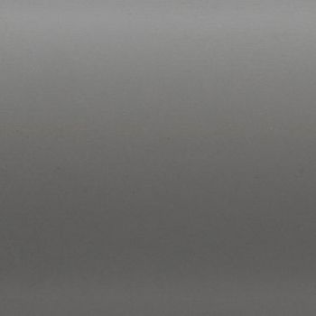 Smooth gray metallic panel with subtle horizontal gradient and faint texture — resting flat, uniformly lit — plain neutral backdrop with soft diffuse lighting and no discernible features.