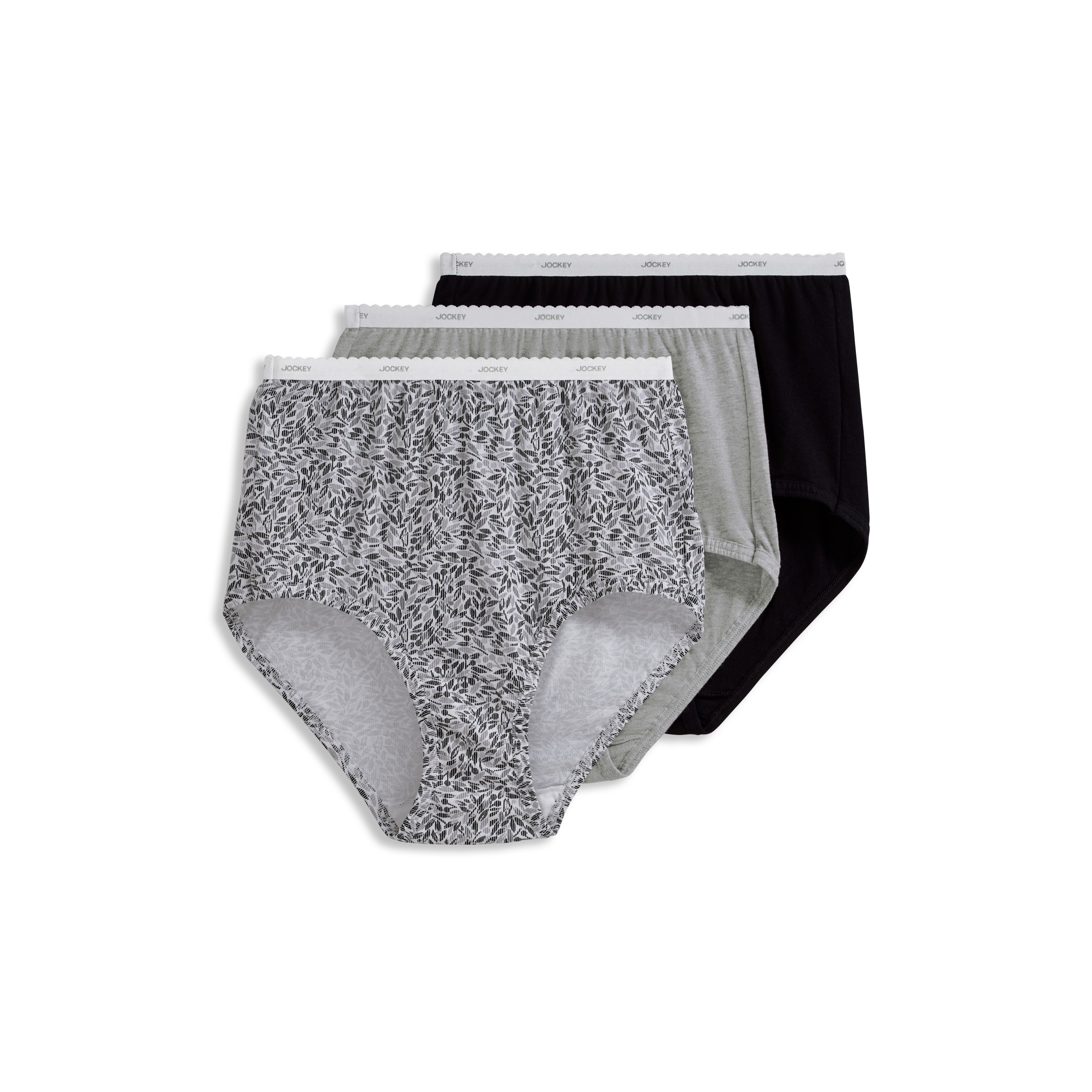 Jockey Women's Plus Size Classic Brief - 3 Pack - Picture 2 of 39