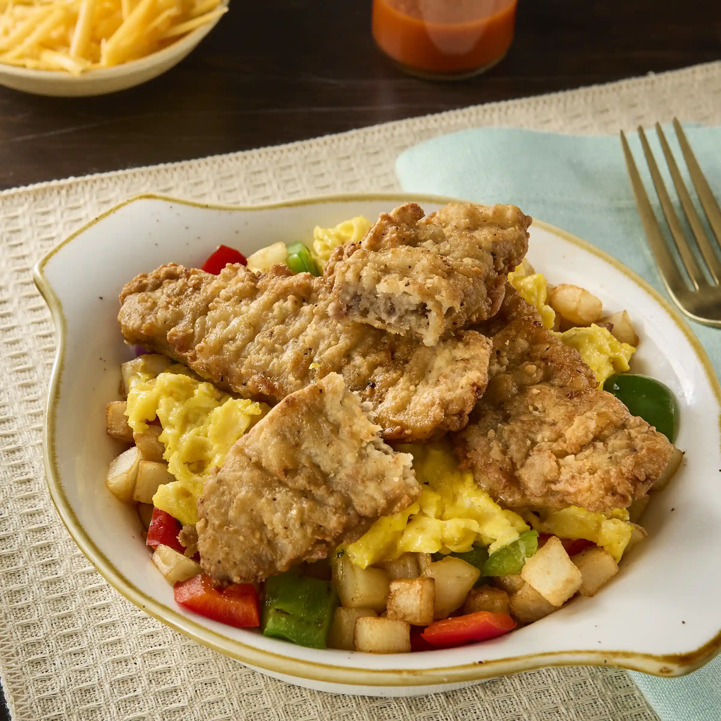 AdvancePierre® Blue Label Raw Breaded Beef Steak Fingers_image_1