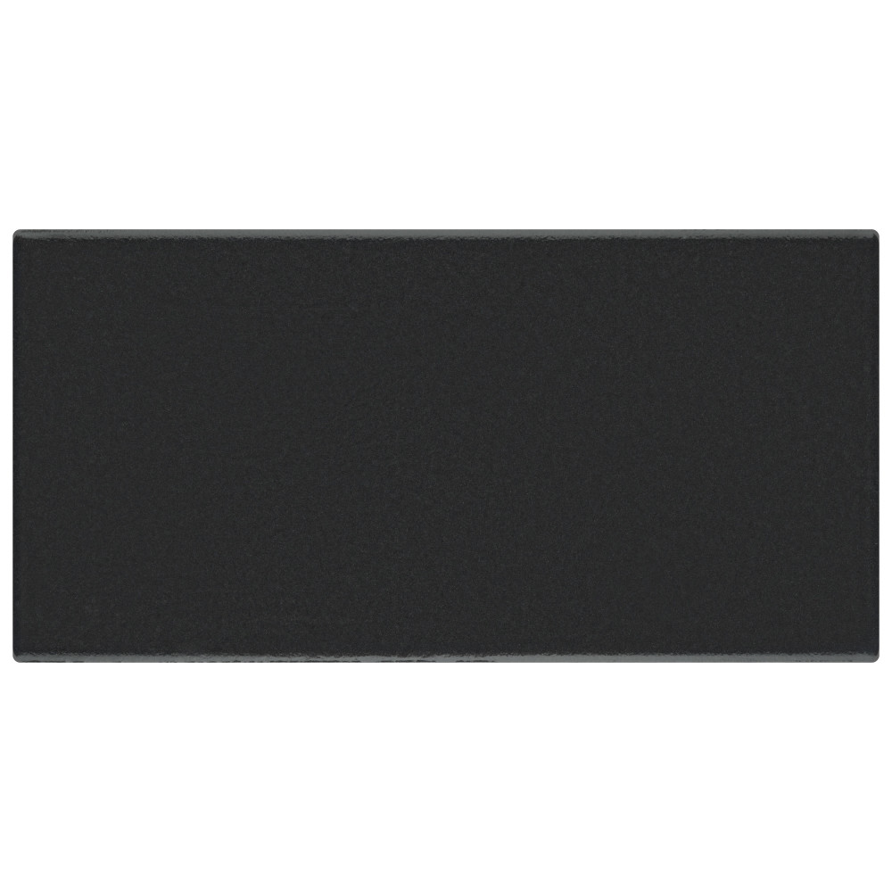 Piscina Glossy Black with BioTech 4-3/4 in. x 9-5/8 in. Porcelain Floor and Wall Tile