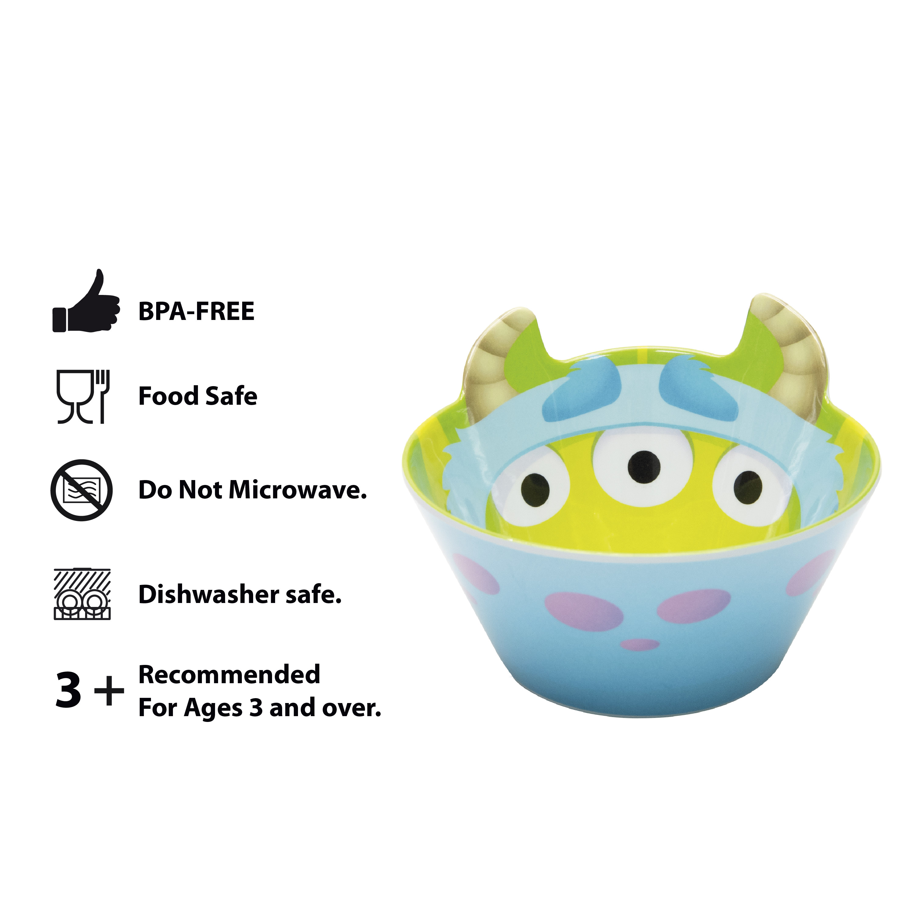 Disney and Pixar Plate and Bowl Set, Sully, 2-piece set slideshow image 9 Disney and Pixar Plate and Bowl Set, Sully, 2-piece set slideshow image 9